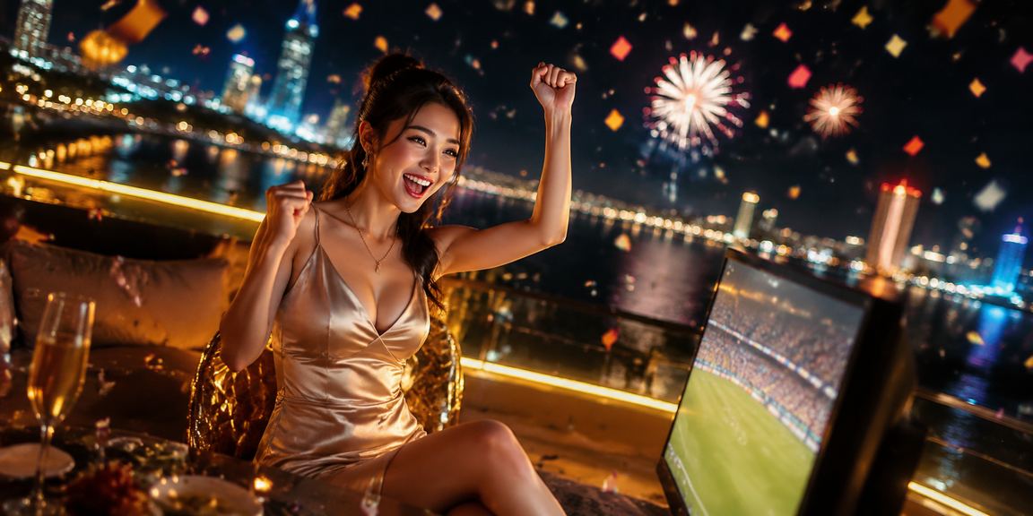 Lễ hội thưởng VIP tại Quy Nhơn với cờ hoa và không gian sầm uất